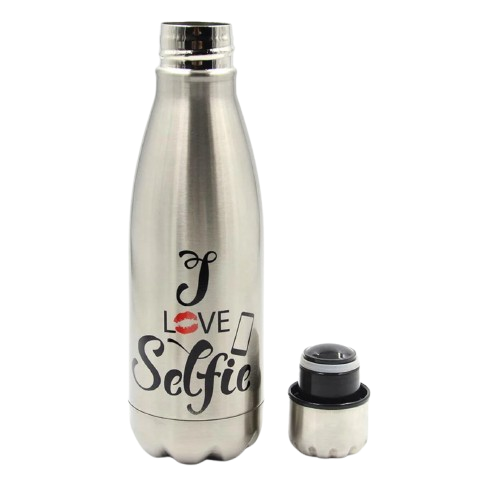 Customizable Silver Aluminium Bowling Water Bottle