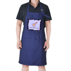 Customizable Adult Canvas Apron with Pocket